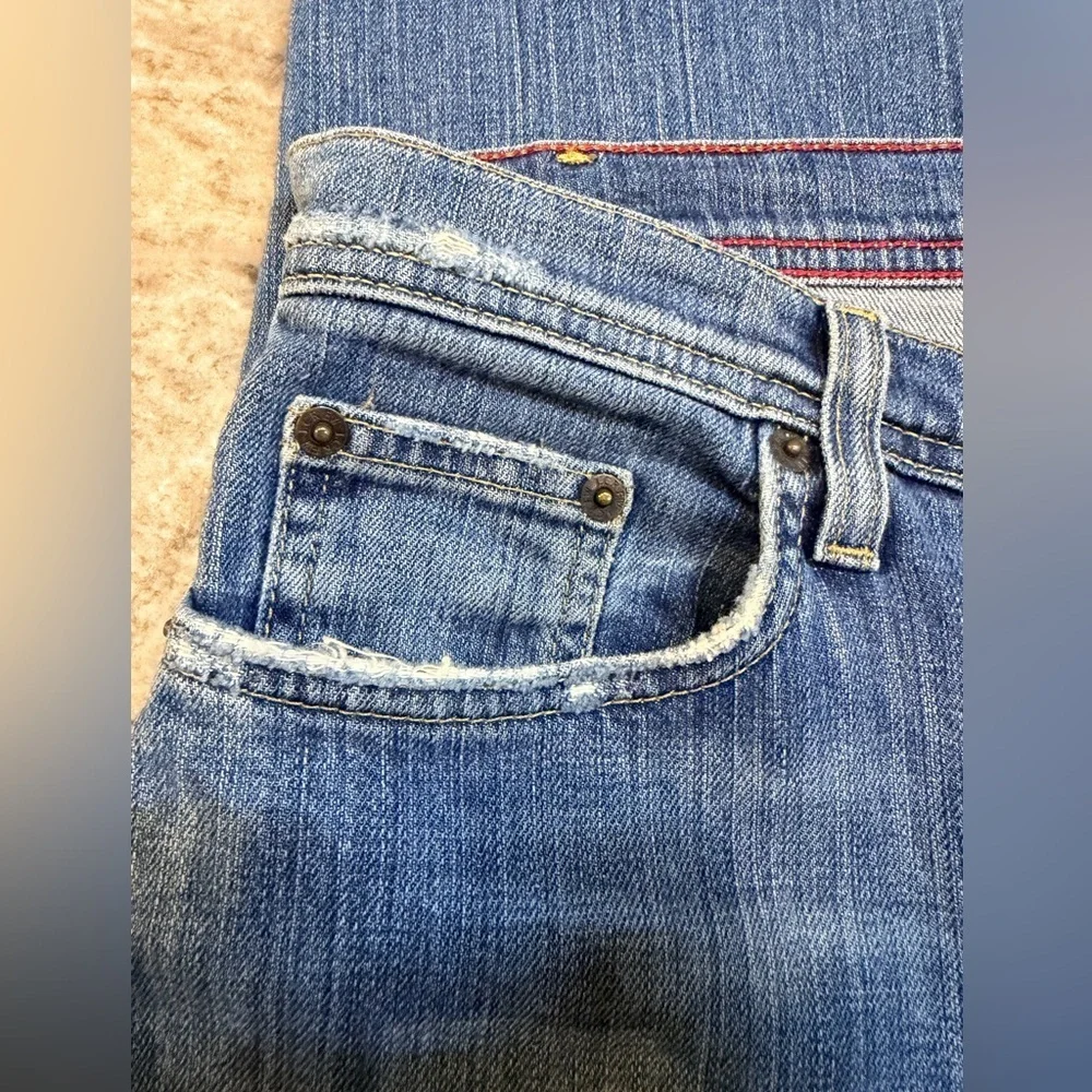J.Crew Stretch Jeans Size 14 Regular Medium Wash Straight Leg USA